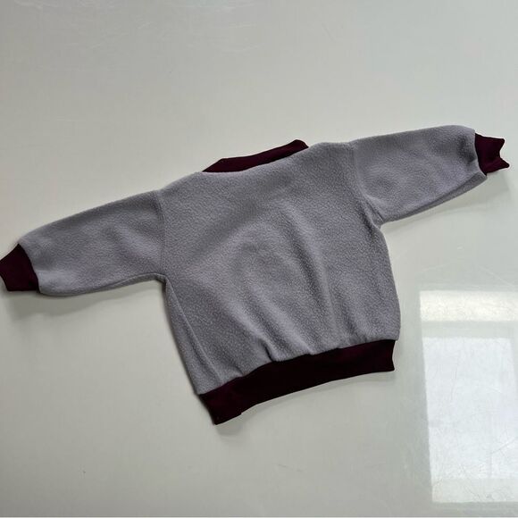 Vintage 1980s 1990s Fuzzy Crewneck Babys First Flight Airplane Travel Sweatshirt - Picture 4 of 6